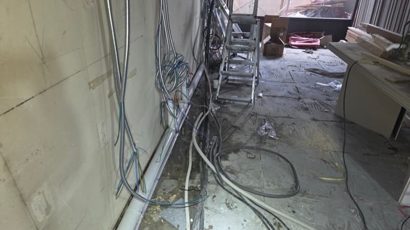 고압 세척 시공 현장 3